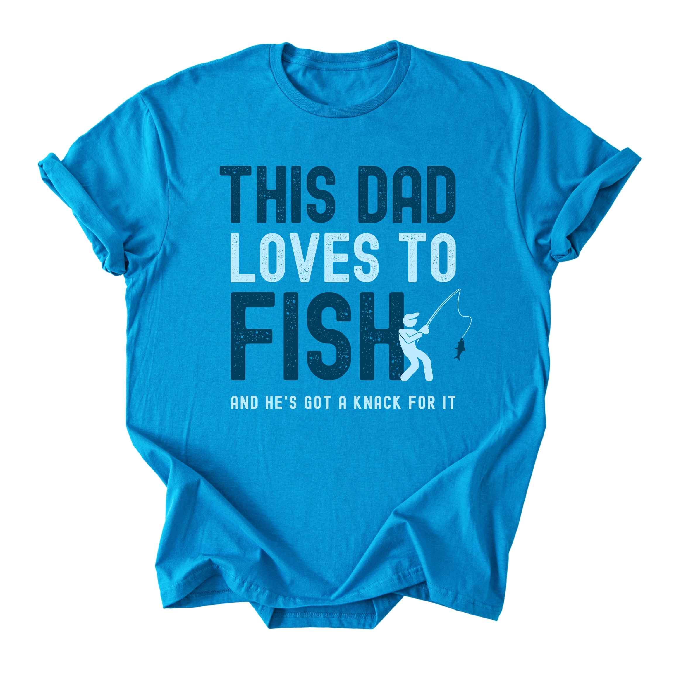 This Dad Loves to Fish Tee