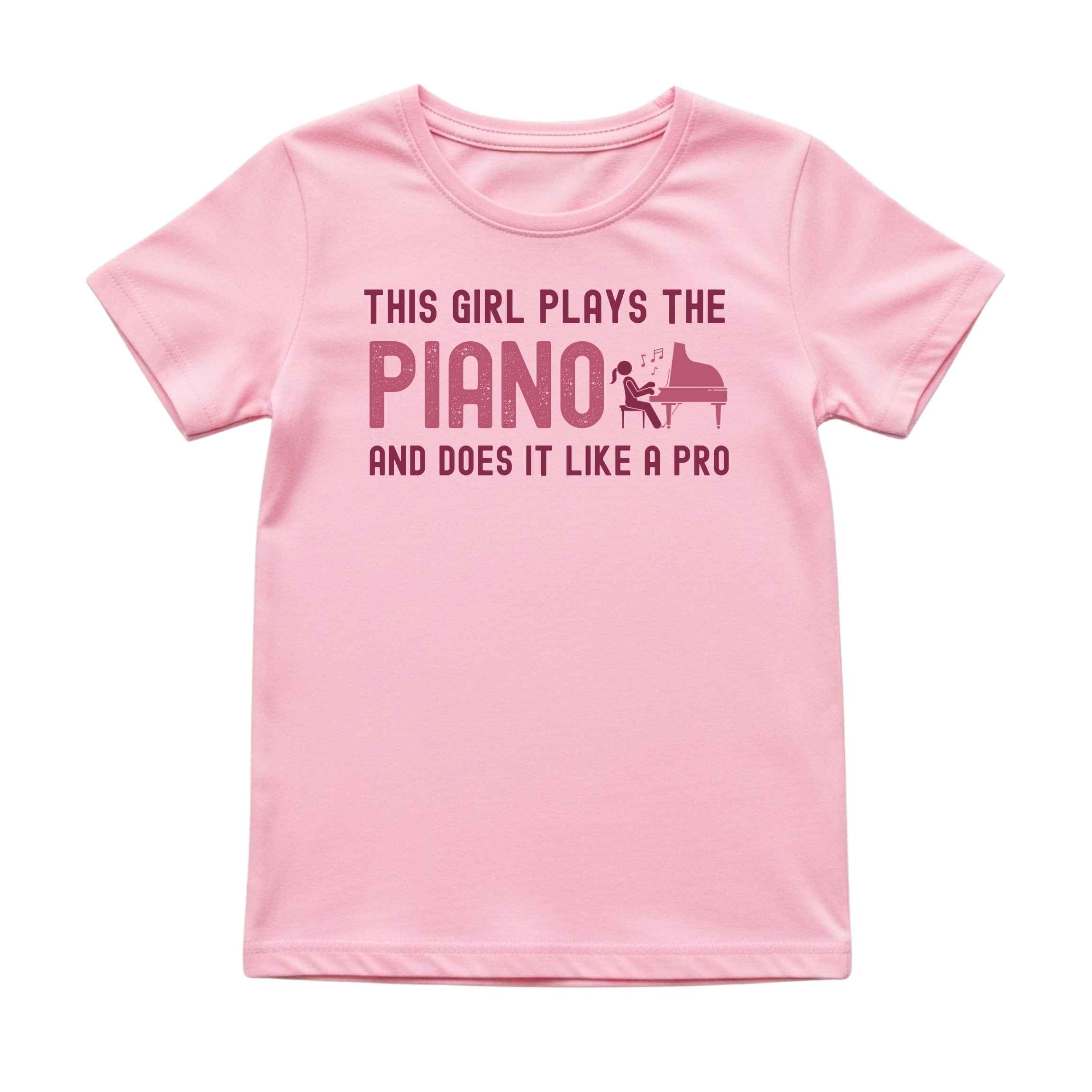 This Girl Plays the Piano Like a Pro Tee