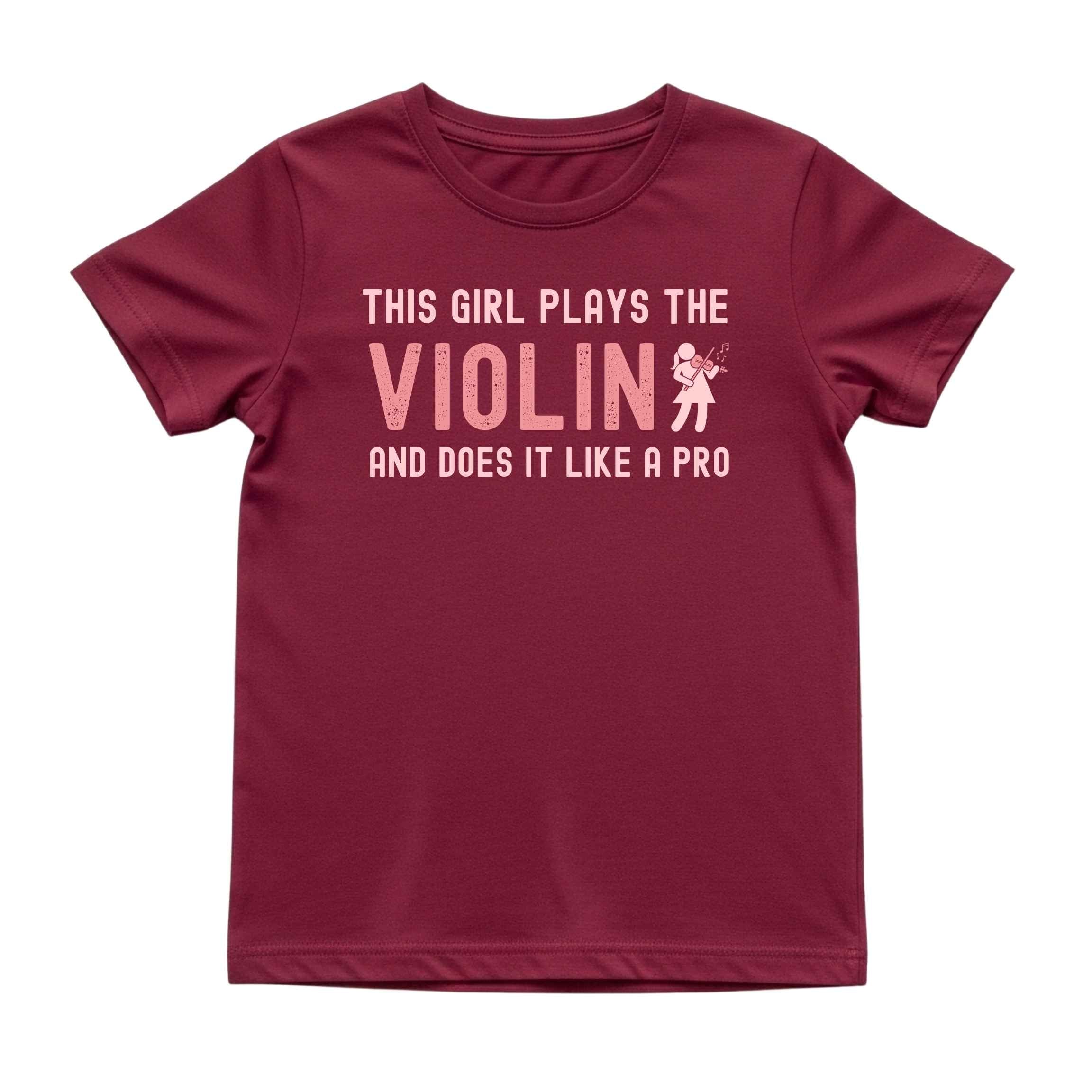 This Girl Plays the Violin Like a Pro Tee