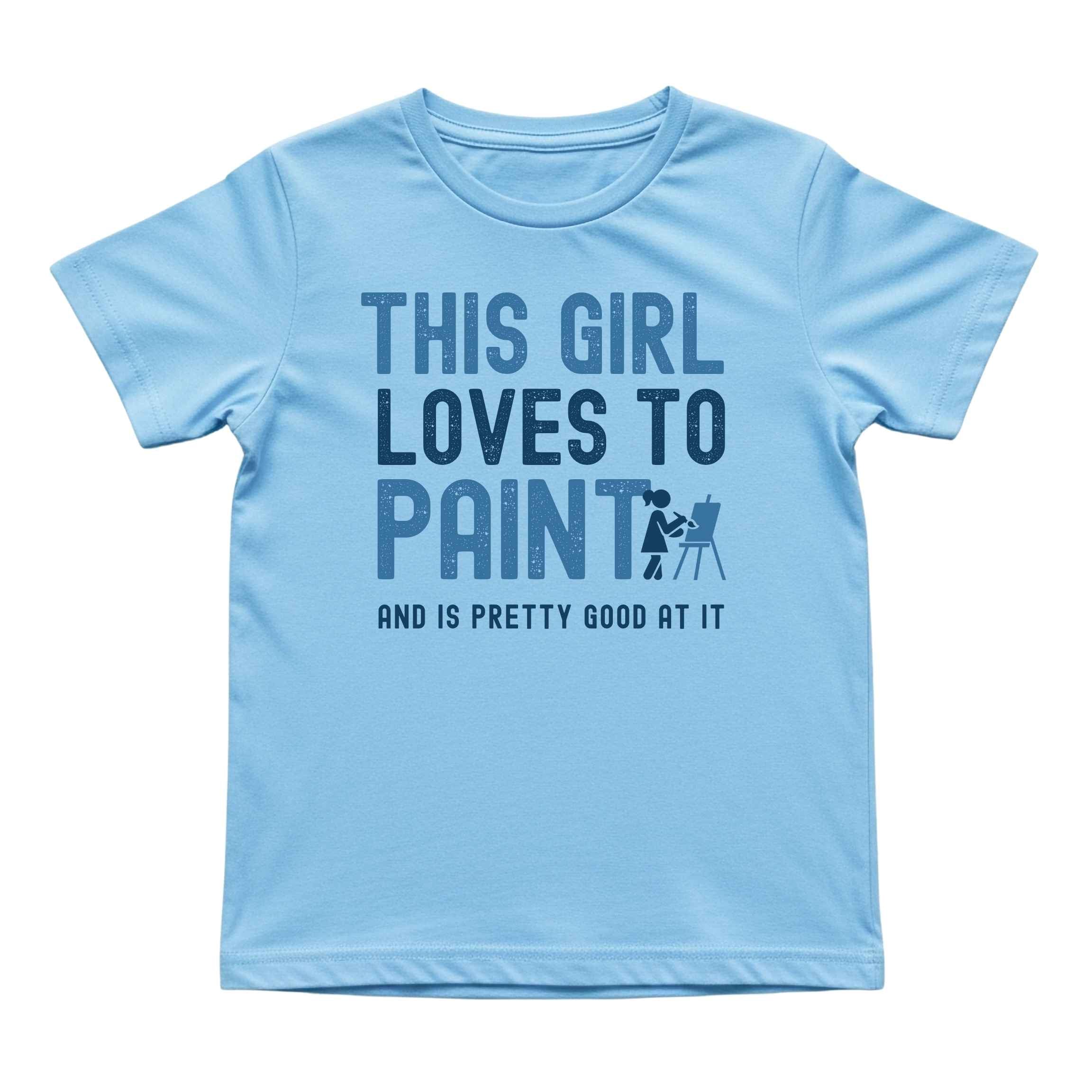 This Girl Loves to Paint Tee