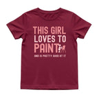 This Girl Loves to Paint Tee