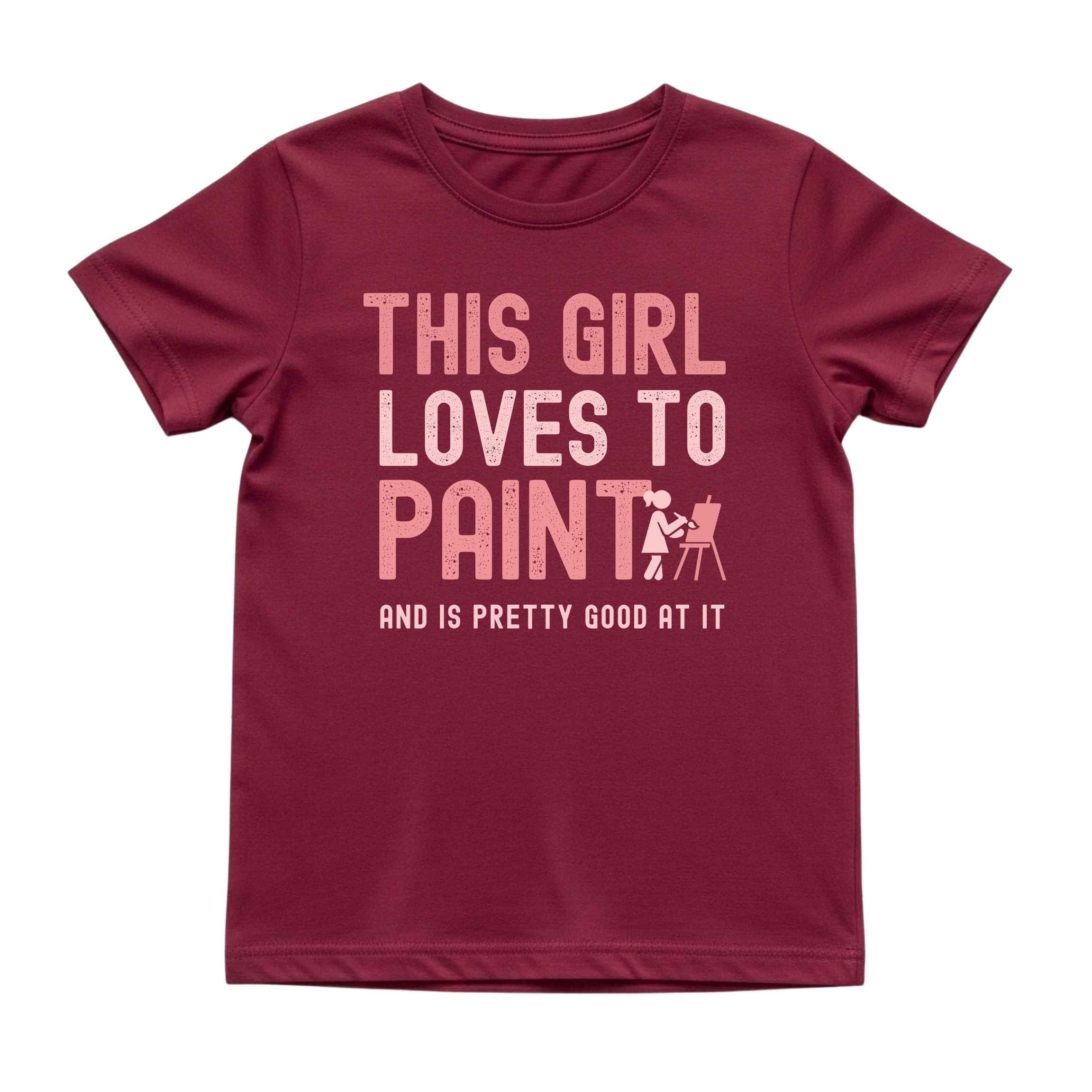 This Girl Loves to Paint Tee