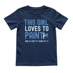 This Girl Loves to Paint Tee
