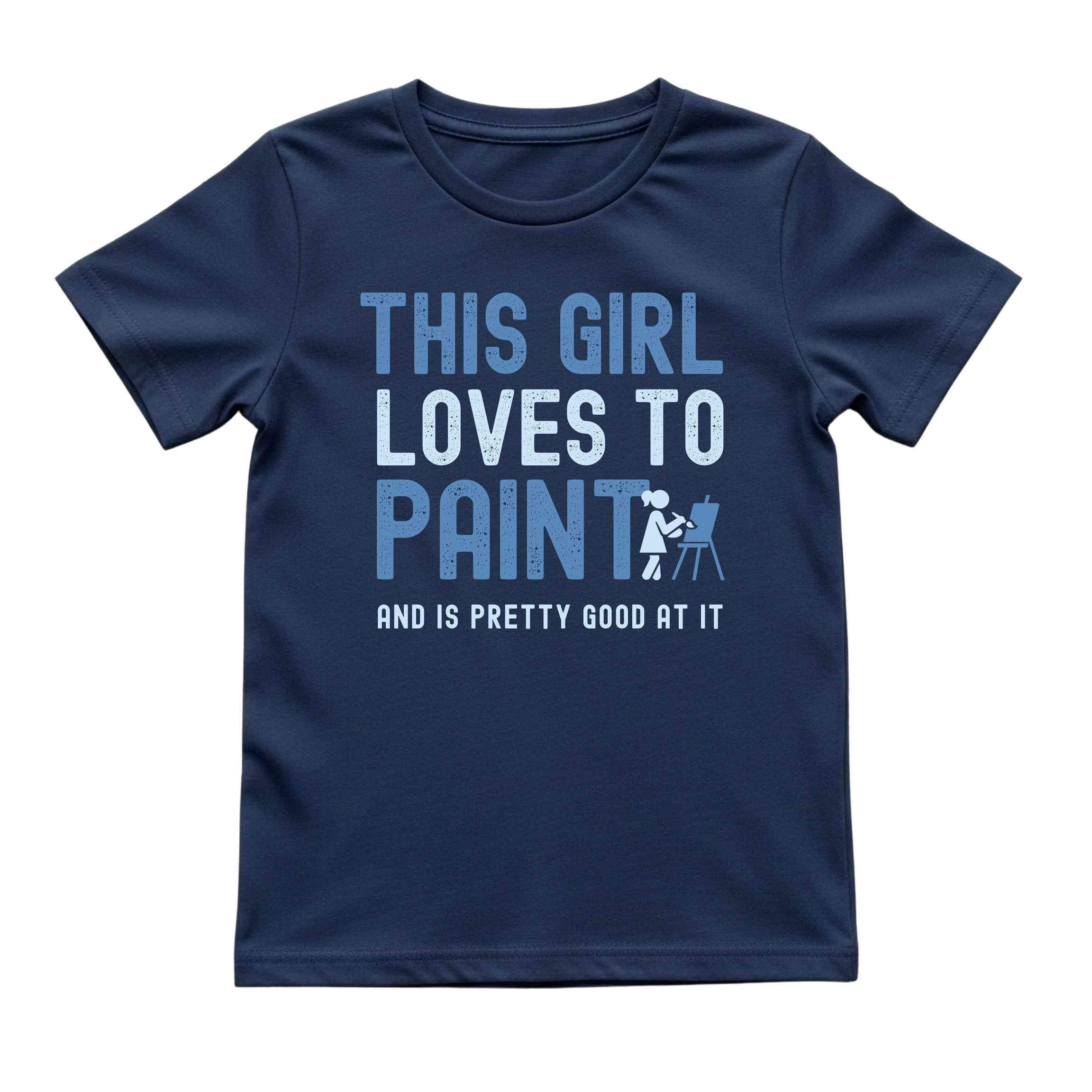 This Girl Loves to Paint Tee