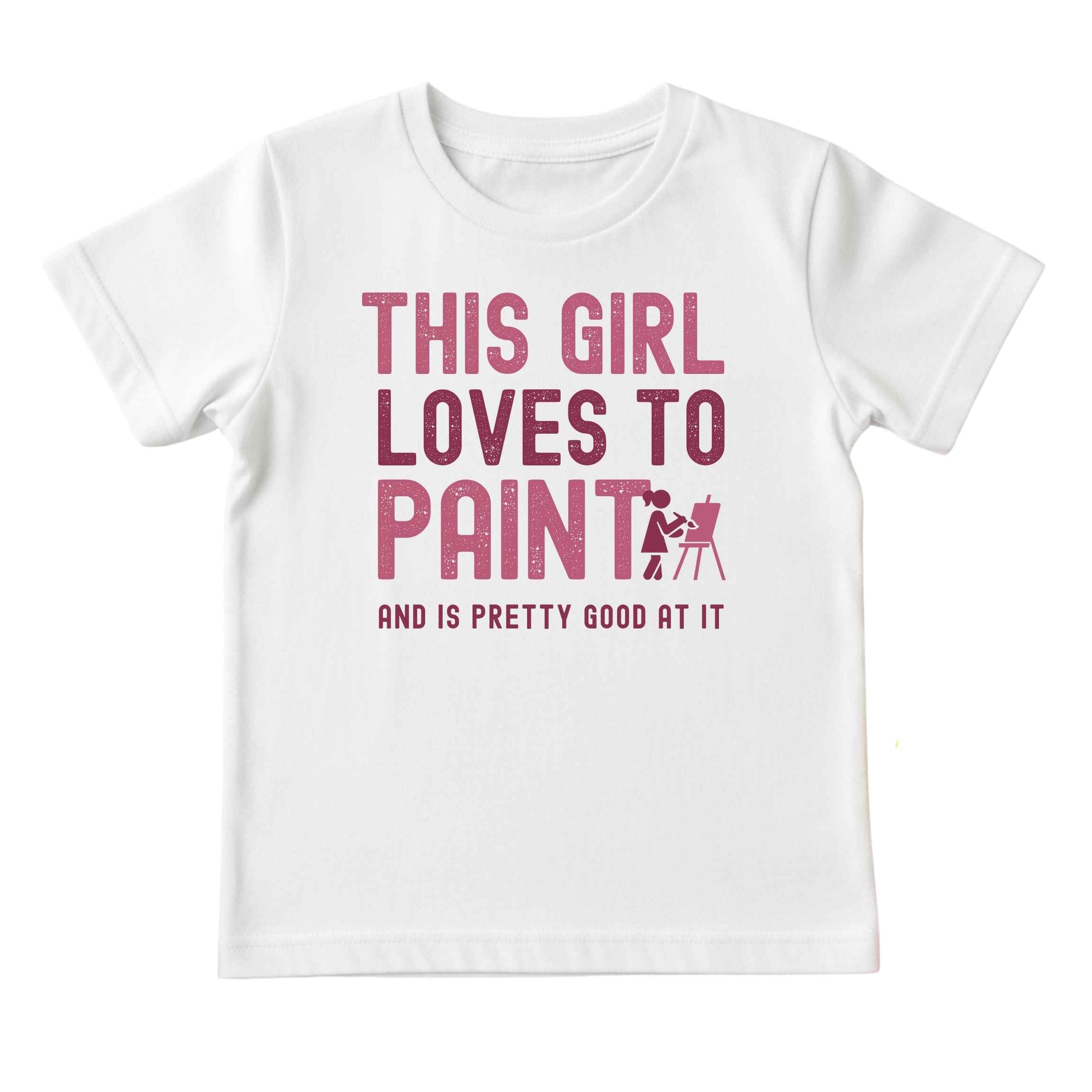 This Girl Loves to Paint Tee