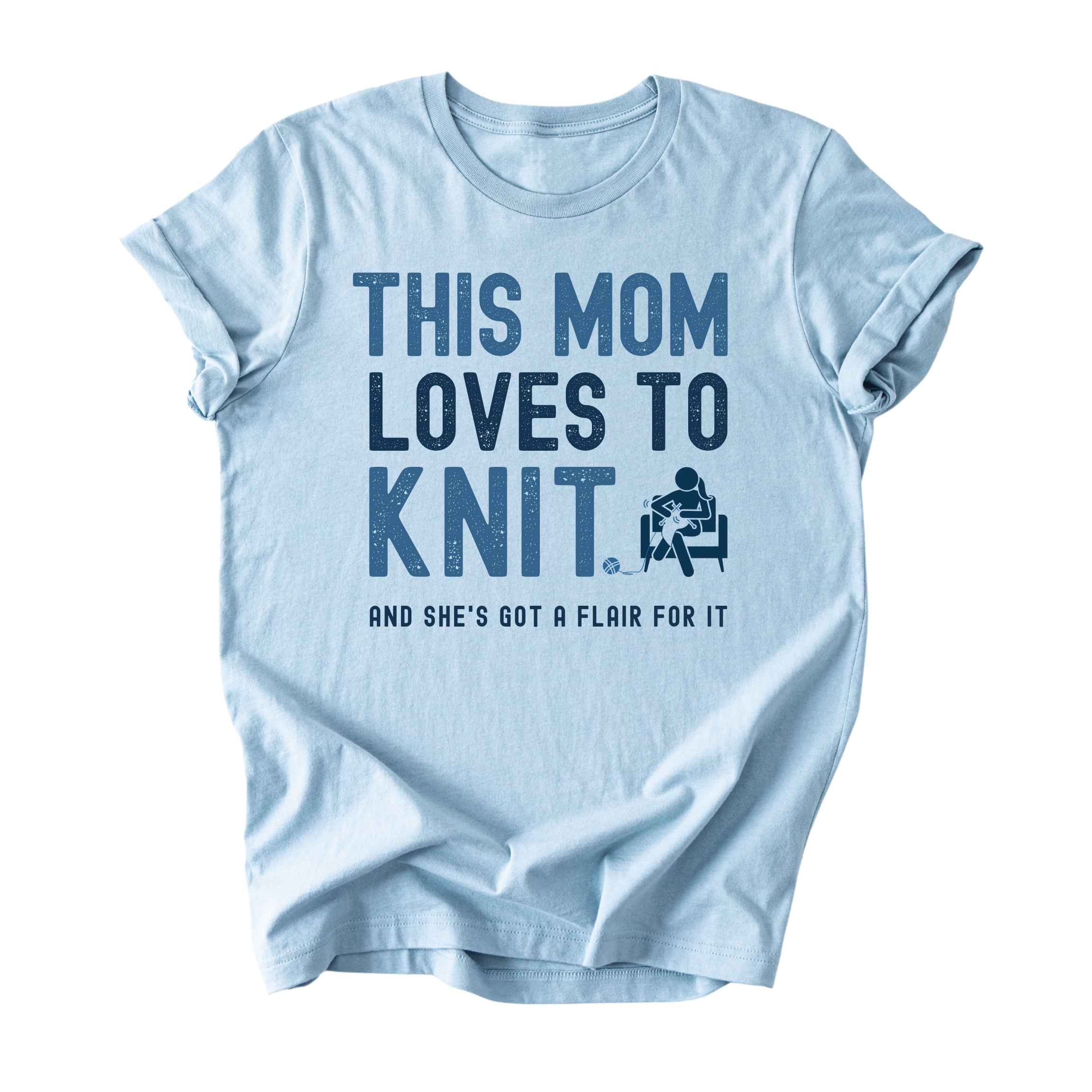 This Mom Loves to Knit Tee