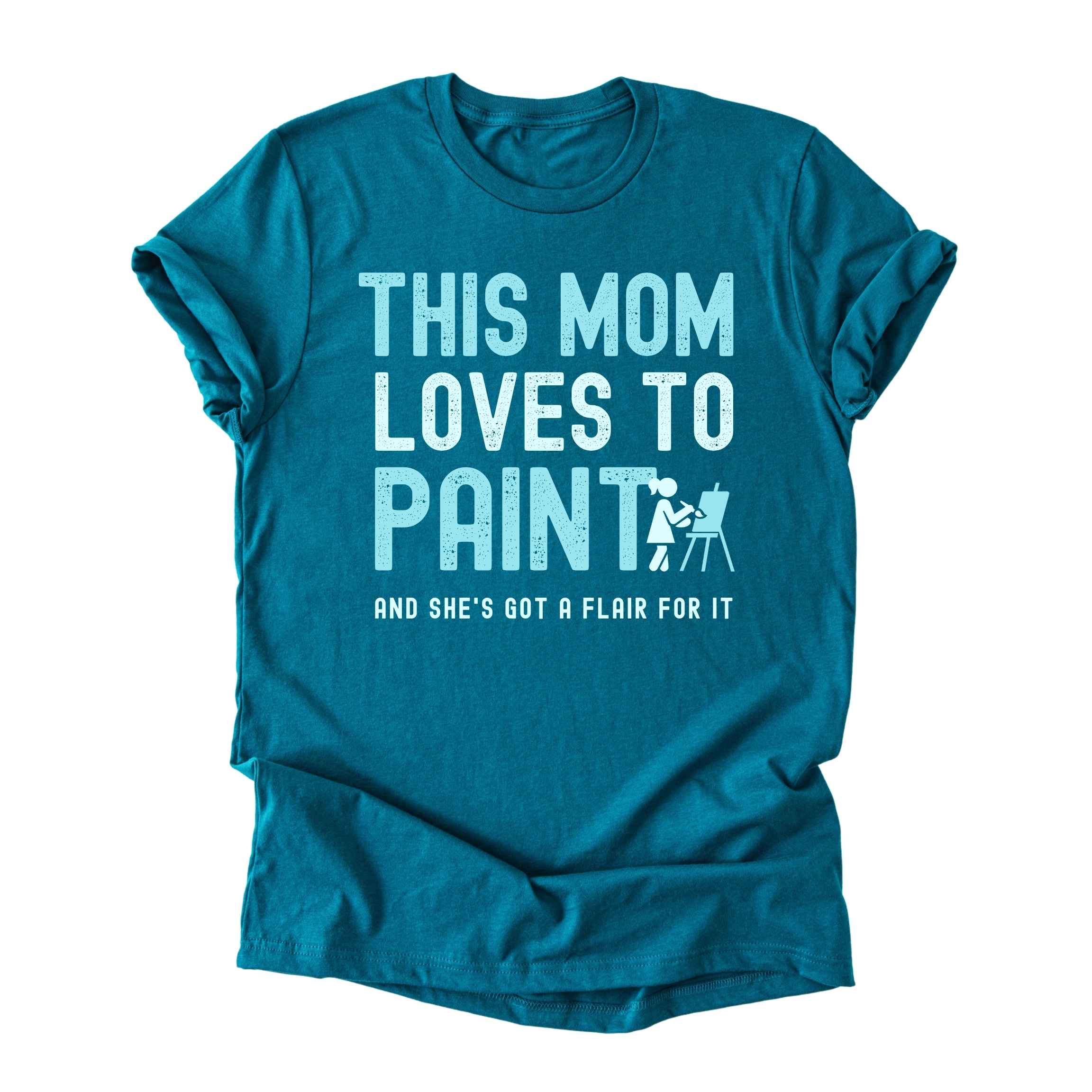 This Mom Loves to Paint Tee