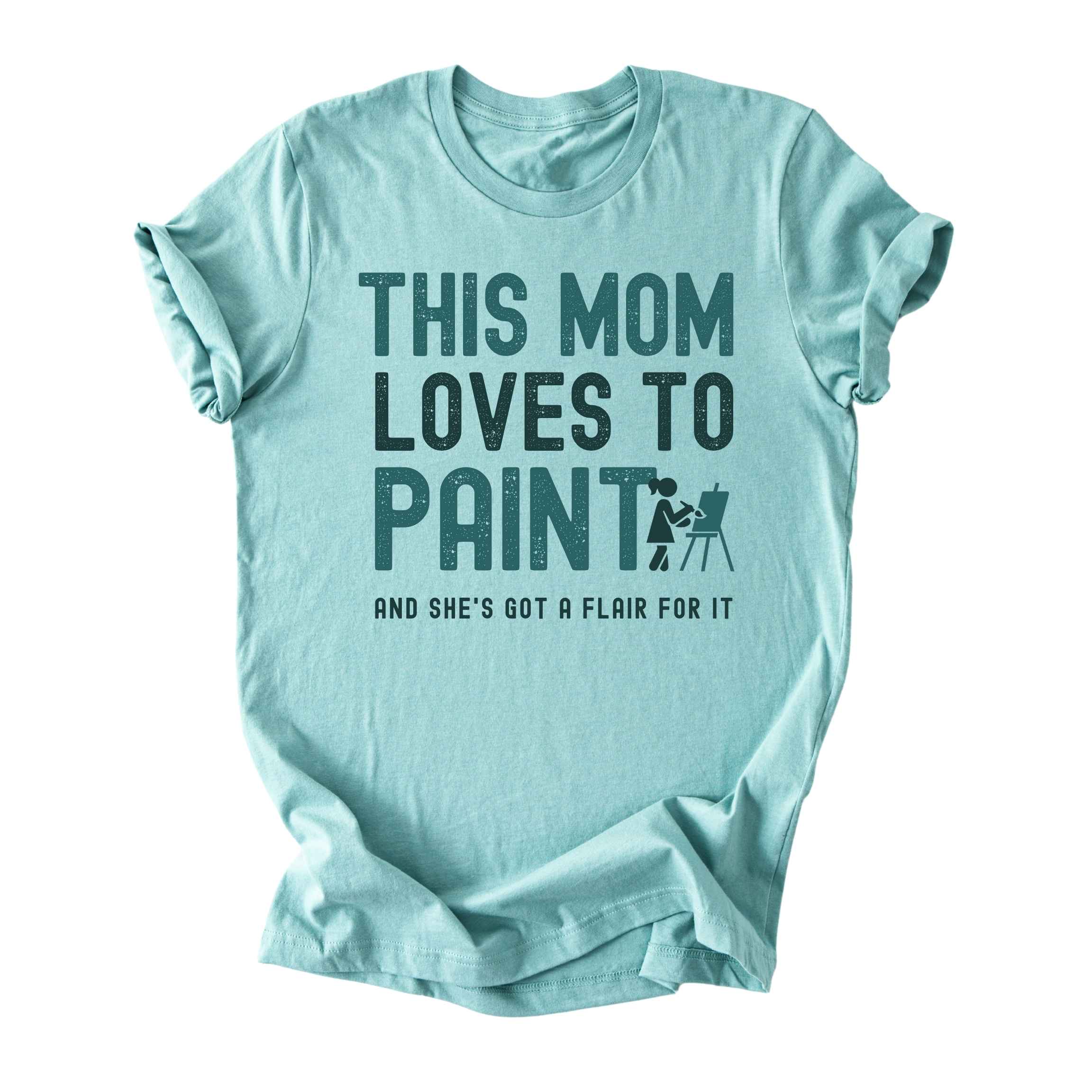 This Mom Loves to Paint Tee