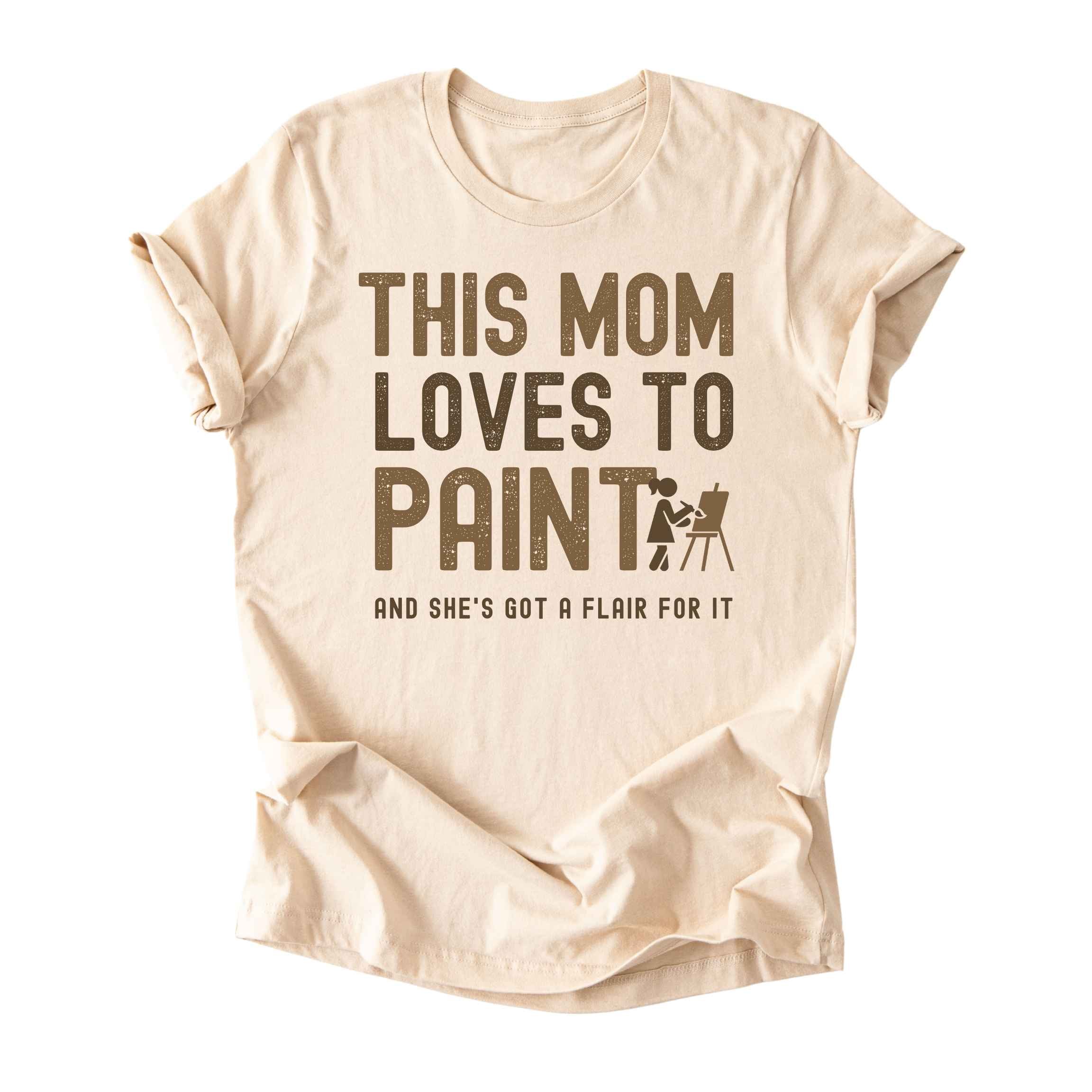 This Mom Loves to Paint Tee