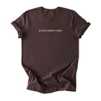 Wife ♥ Mom ♥ Chef- Minimalist Tee