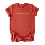 Wife ♥ Mom ♥ Educator - Minimalist Tee