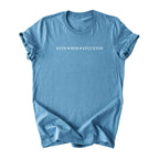 Wife ♥ Mom ♥ Educator - Minimalist Tee