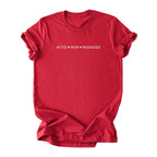 Wife ♥ Mom ♥ Manager - Minimalist Tee