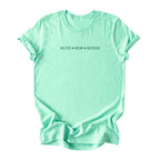 Wife ♥ Mom ♥ Nurse - Minimalist Tee