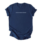 Wife ♥ Mom ♥ Nurse - Minimalist Tee