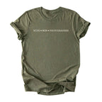 Wife ♥ Mom ♥ Photographer - Minimalist Tee