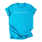 Wife ♥ Mom ♥ Therapist - Minimalist Tee