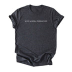 Wife ♥ Mom ♥ Therapist - Minimalist Tee