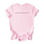 Wife ♥ Mom ♥ Therapist - Minimalist Tee